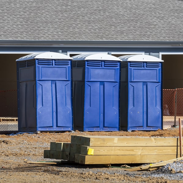 is there a specific order in which to place multiple portable toilets in Felicity